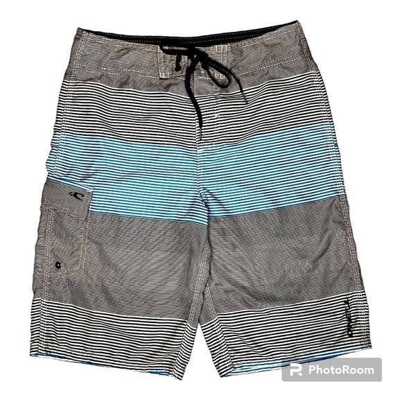 O'Neill Other - O’NEILL Men’s Bathing Suit blue, white, gray size 28 but runs big NWOT